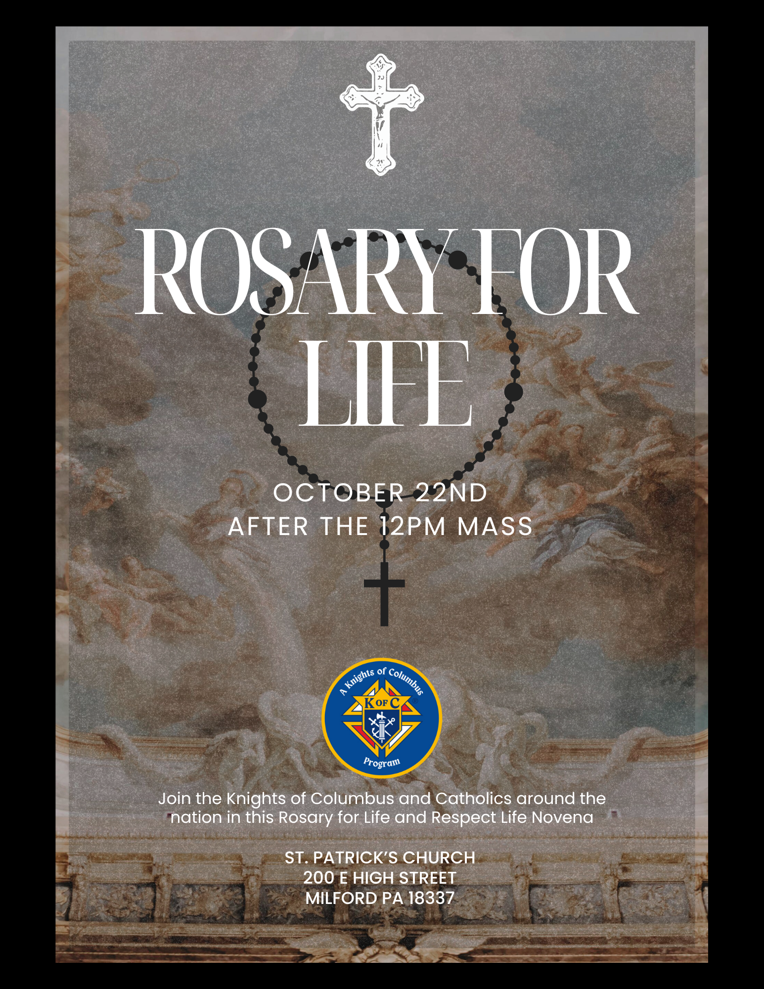 Rosary and Novena for the Protection of Life - John Paul II Council #13935